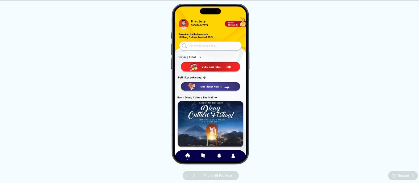 UI App Dieng Culture Festival